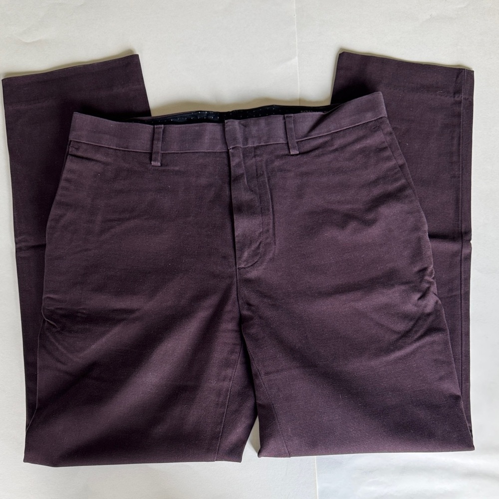 Banana Republic Slim Fit Burgundy Chinos